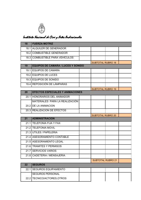 Descargar bases del concurso - Incaa