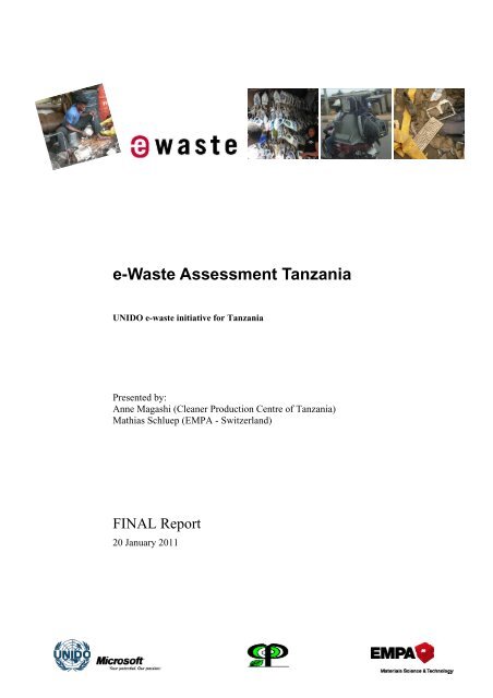 e-Waste Assessment Tanzania - e-Waste. This guide