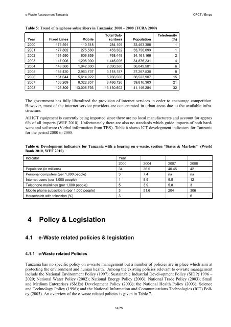 e-Waste Assessment Tanzania - e-Waste. This guide