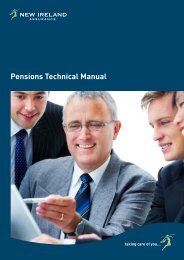 Pensions Technical Manual - New Ireland Assurance