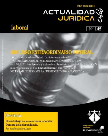 laboral - Actualidad Jurídica