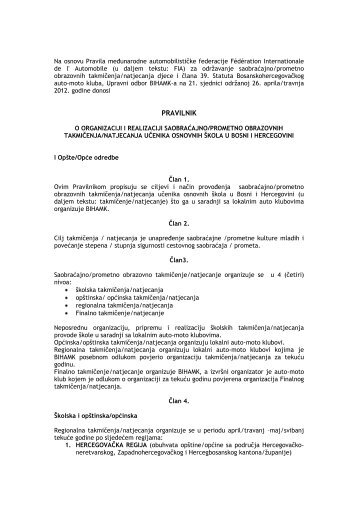 pravilnik dsot - bihamk