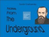 Notes from the Underground - Penn State University