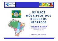 OS USOS MÃLTIPLOS DOS RECURSOS HÃDRICOS - Ana