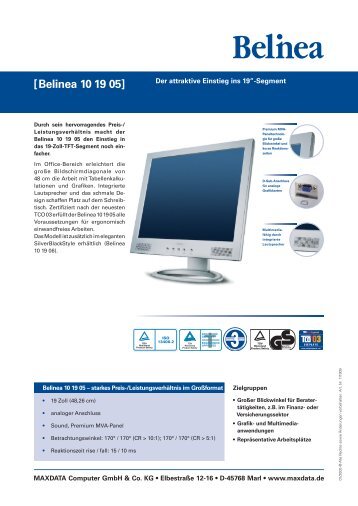 [Belinea 10 19 05] - ECT GmbH