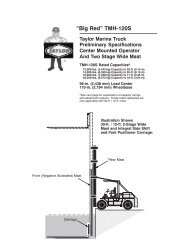 TMH-120S - Taylor Machine Works