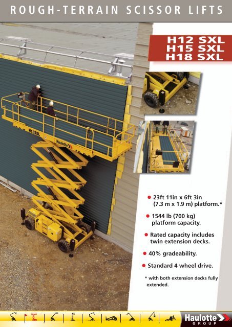 ROUGH-TERRAIN SCISSOR LIFTS - Ramirent