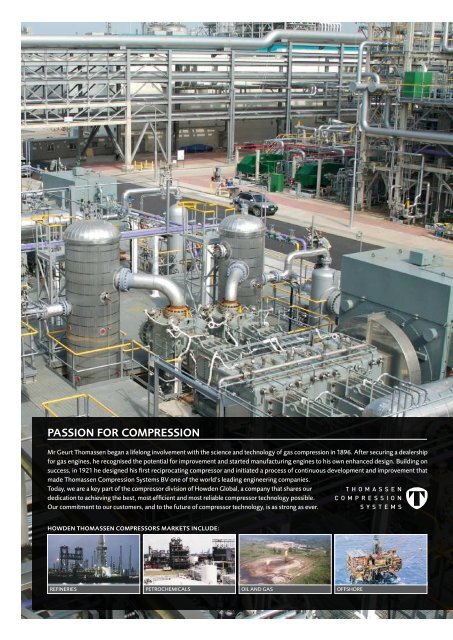 High Power, Heavy Duty Reciprocating Compressors - Thomassen