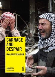 CARNAGE AND DESPAIR - Amnesty International