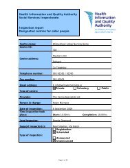 Willowbrook Lodge, 302, nursing home inspection report 8 - hiqa.ie