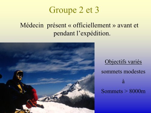 MÃ©decin d'expÃ©dition - Secours-montagne.fr