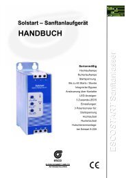 HANDBUCH Solstart - esco Antriebstechnik