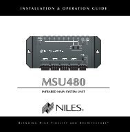 MSU480 MSU480 - Niles Audio
