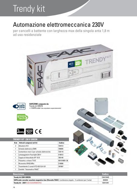 Safe & Green - Faac