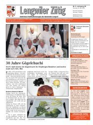 Ausgabe vom 28. April 2009 [PDF, 984 KB] - Gemeinde Lengwil