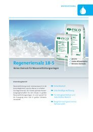 Regeneriersalz 18-5 - esco