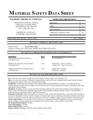 MSDS - Daubert Chemical Company, Inc.