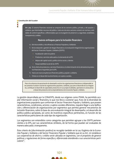 La economia Popular y Solidaria El Ser Humano Sobre el Capital