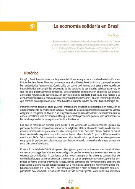 La economia Popular y Solidaria El Ser Humano Sobre el Capital