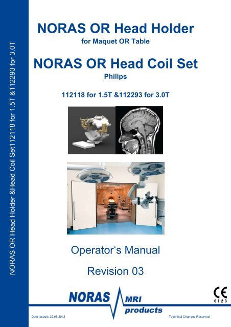 Manual 8 Ch Head Holder, Rev.3 PHILIPS - NORAS MRI products ...