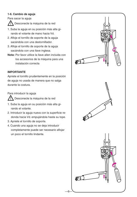 Manual de instrucciones - Husqvarna Viking