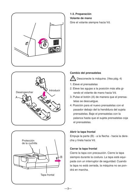 Manual de instrucciones - Husqvarna Viking