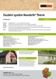 FasÃ¡dnÃ­ systÃ©m NovabrikÂ® Therm