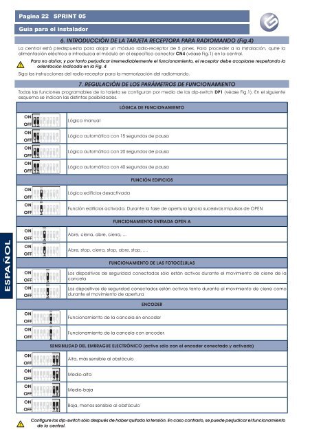 SPRINT 05 - Faac