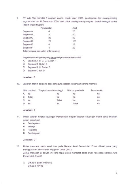 Contoh Soal Dan Kunci Jawaban Sbmptn 2015 Ipc Soal Sekolah