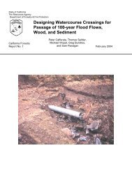 Designing Watercourse Crossings for Passage of 100 ... - Cal Fire