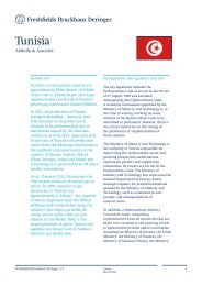 Tunisia oil and gas report - Freshfields