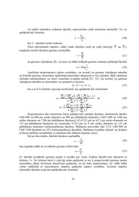 Disertacijas kopsavilkums - Aleph Files - Rīgas Tehniskā universitāte