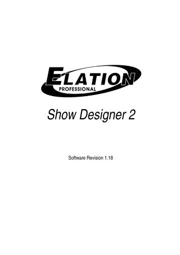 Show Designer 2 User Manual (pdf)