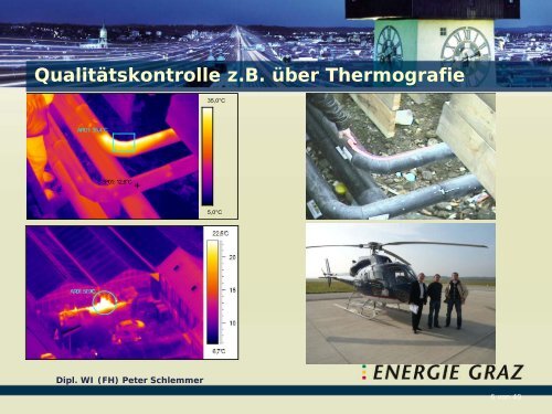 Wärmeaufbringung und -verteilung in Graz