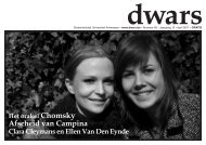 download PDF - dwars - Universiteit Antwerpen