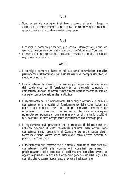 STATUTO - Comune di Santa Margherita Ligure