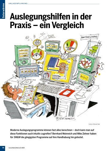 Auslegungshilfen in der Praxis – ein Vergleich - Vela Solaris