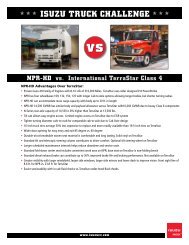 NPR-HD vs. International TerraStar Class 4 - Isuzu Truck Challenge