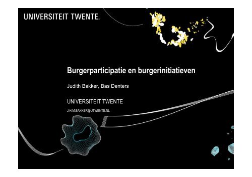 Burgerparticipatie en burgerinitiatieven gemeente enschede ... - KISS