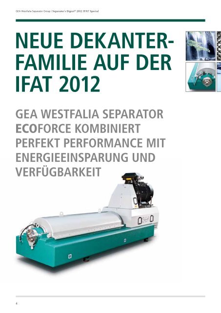 Separator's Digest 2012/2 - GEA Westfalia Separator Group