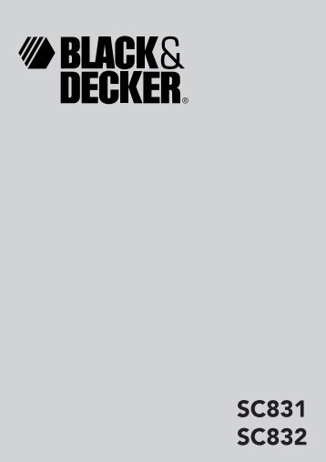 SC831 SC832 - Servis - Black & Decker