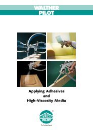 Brochure Applying Adhesives - Walther Pilot