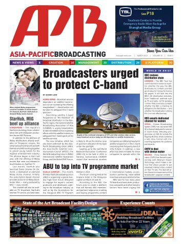 Broadcasters urged to protect C-band - Realview