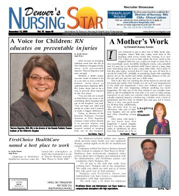 Joelle Moran - Denver's Nursing Star