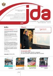 Journal de l'Administration nÂ°23 Format PDF, 1,80 Mo