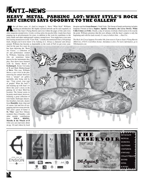 October 2010 (PDF) - Antigravity Magazine