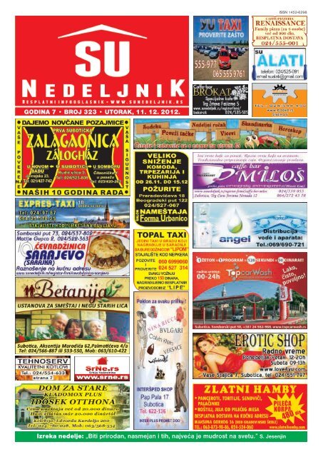 Izreka nedelje: âBiti prirodan, nasmejan i tih, najveÄa ... - Su Nedeljnik