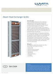 Steam Heat Exchanger QLDG - Luvata