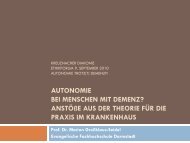 Autonomie bei Menschen mit Demenz? - Stiftung kreuznacher ...