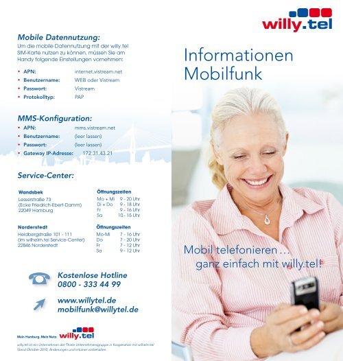 Informationen Mobilfunk - Willy.Tel